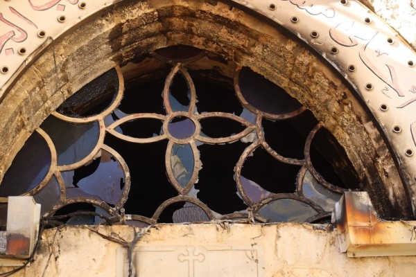 احداث حريق في كنيسة الانبا أنطونيوس - بطريركية الأقباط بالقدس